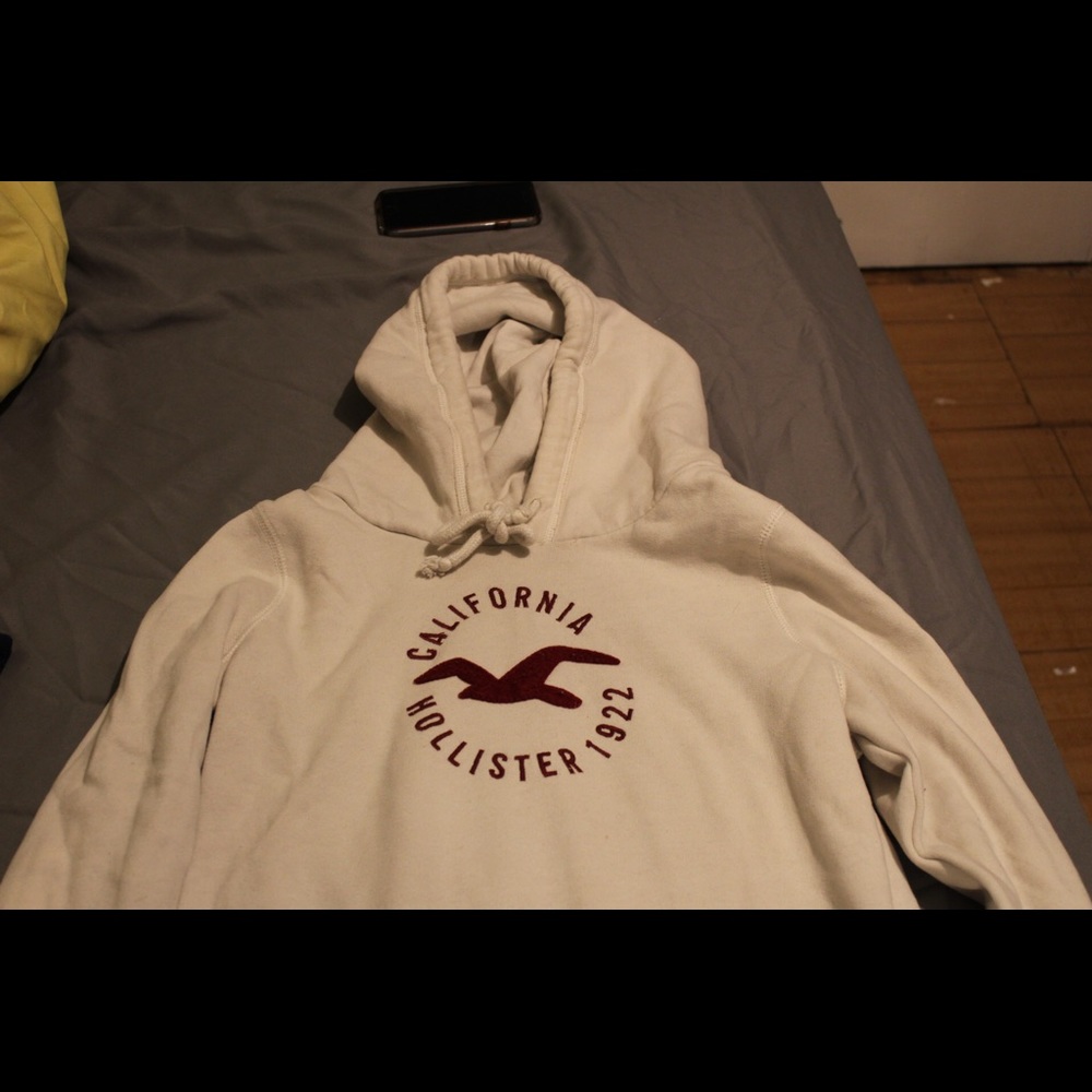 Hollister logo hoodie
